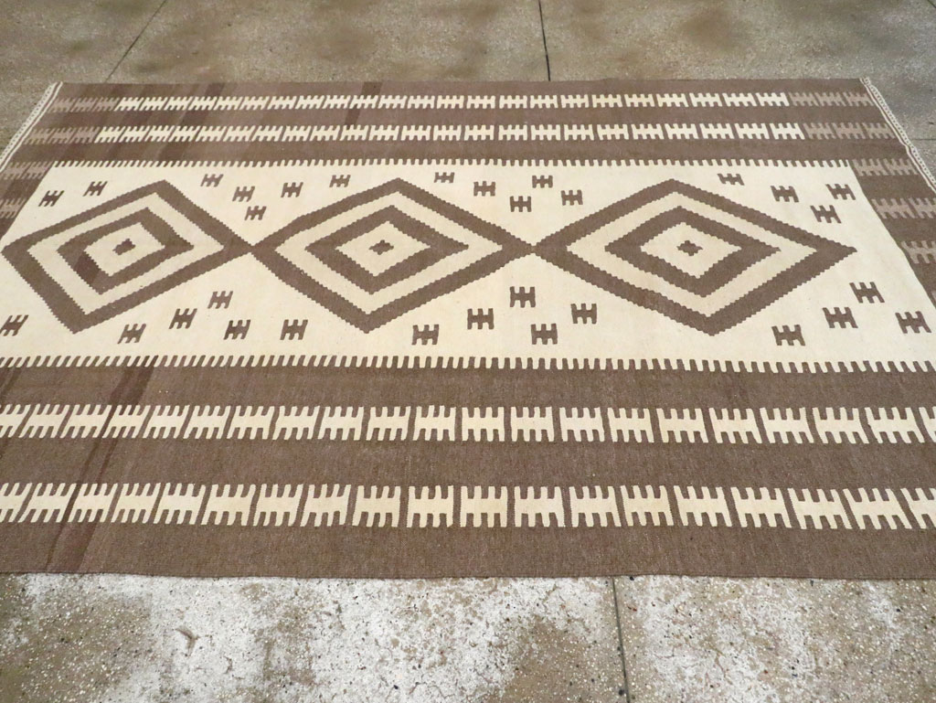 Vintage Persian Flatweave Kilim, No.29501 - Gss