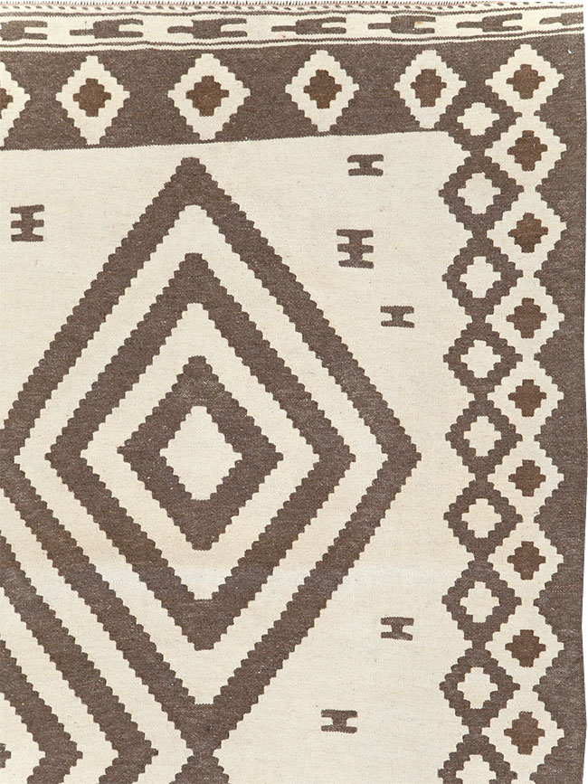 Vintage Persian Flatweave Kilim, No.29503 - Gss