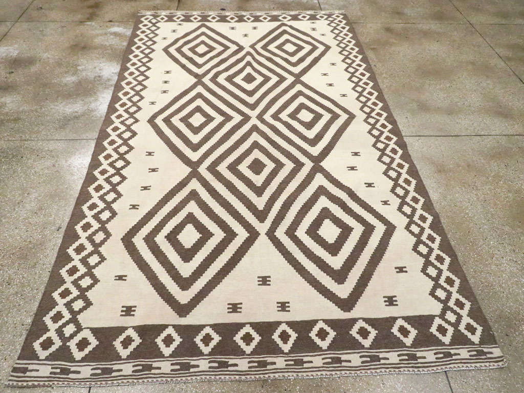 Vintage Persian Flatweave Kilim, No.29503 - Gss