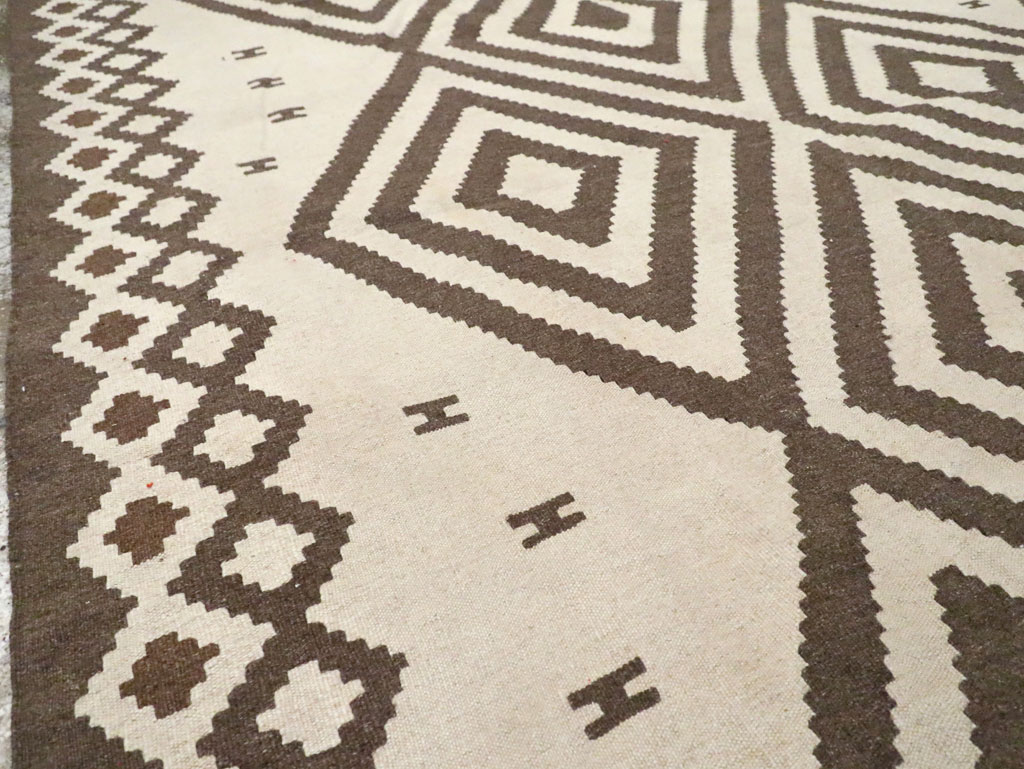 Vintage Persian Flatweave Kilim, No.29503 - Gss