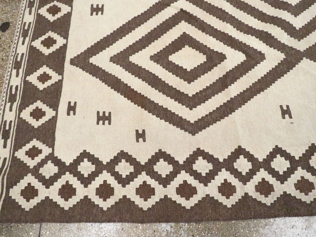 Vintage Persian Flatweave Kilim, No.29503 - Gss