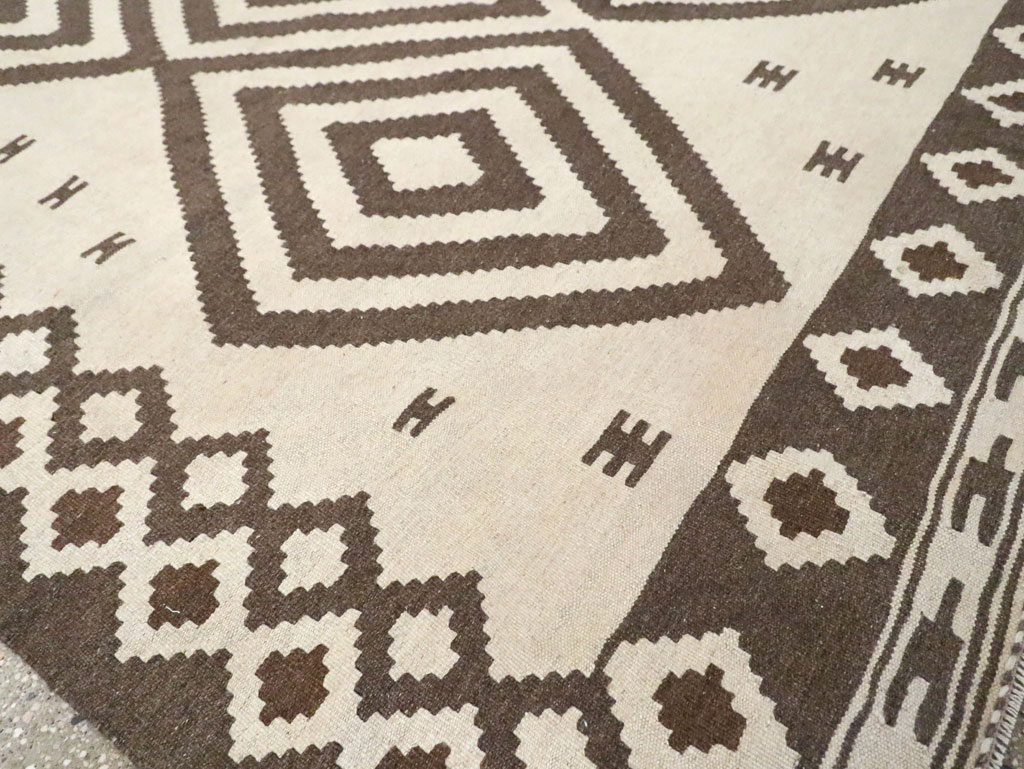 Vintage Persian Flatweave Kilim, No.29503 - Gss