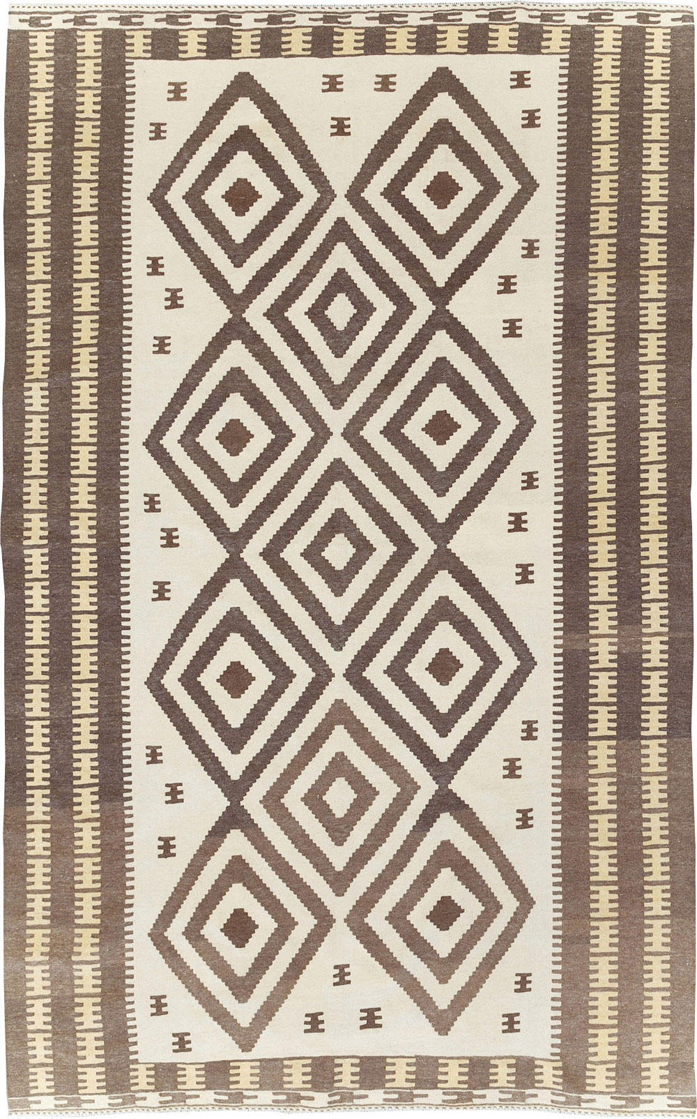 Vintage Persian Flatweave Kilim , No.29505 - Gss