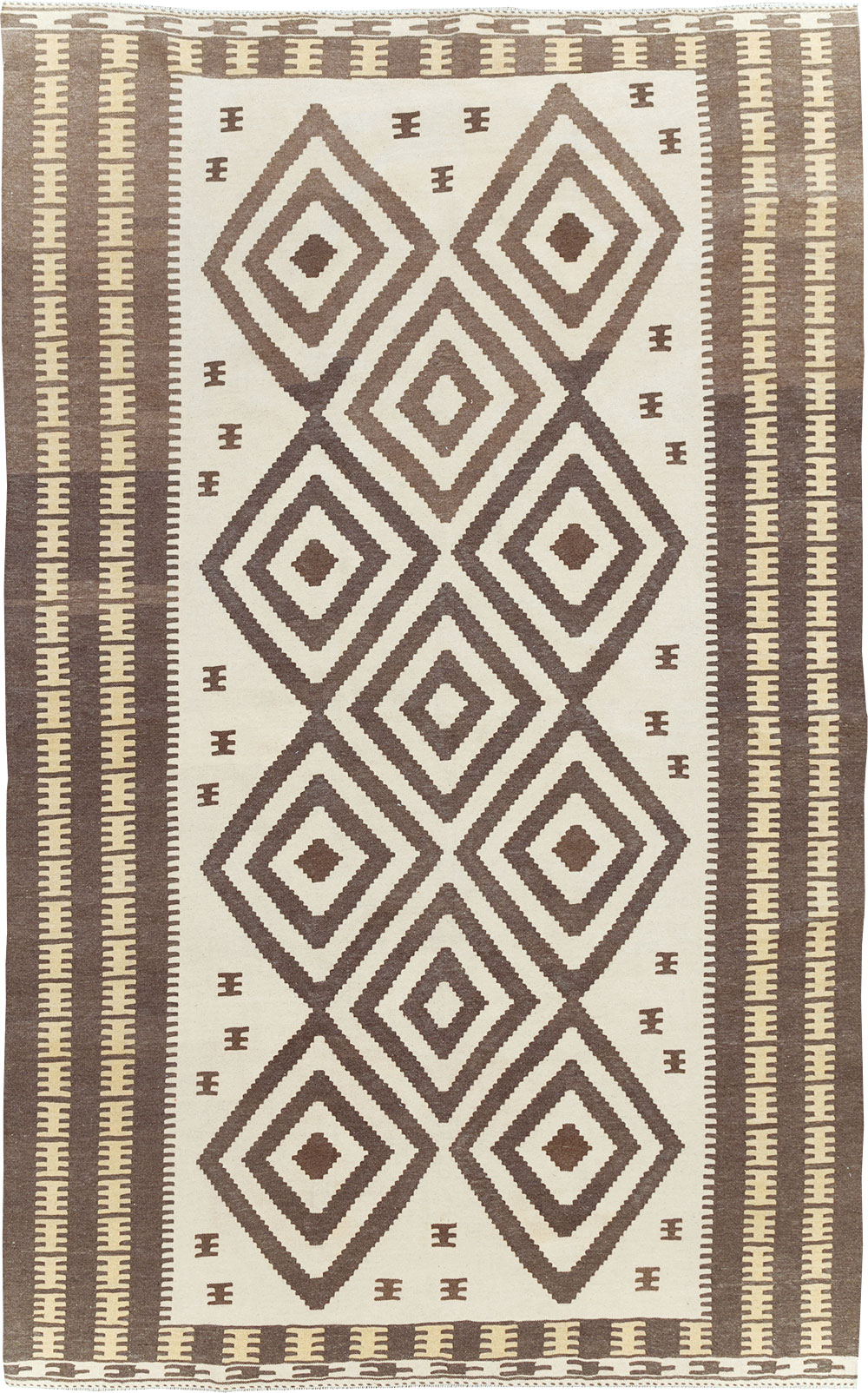 Vintage Persian Flatweave, No.29505 - Gss