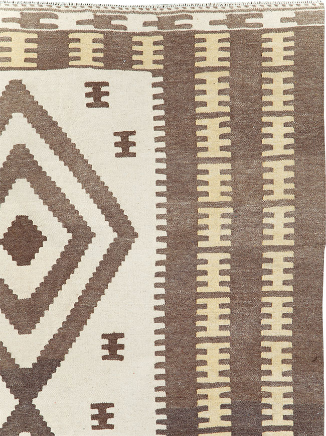 Vintage Persian Flatweave Kilim , No.29505 - Gss