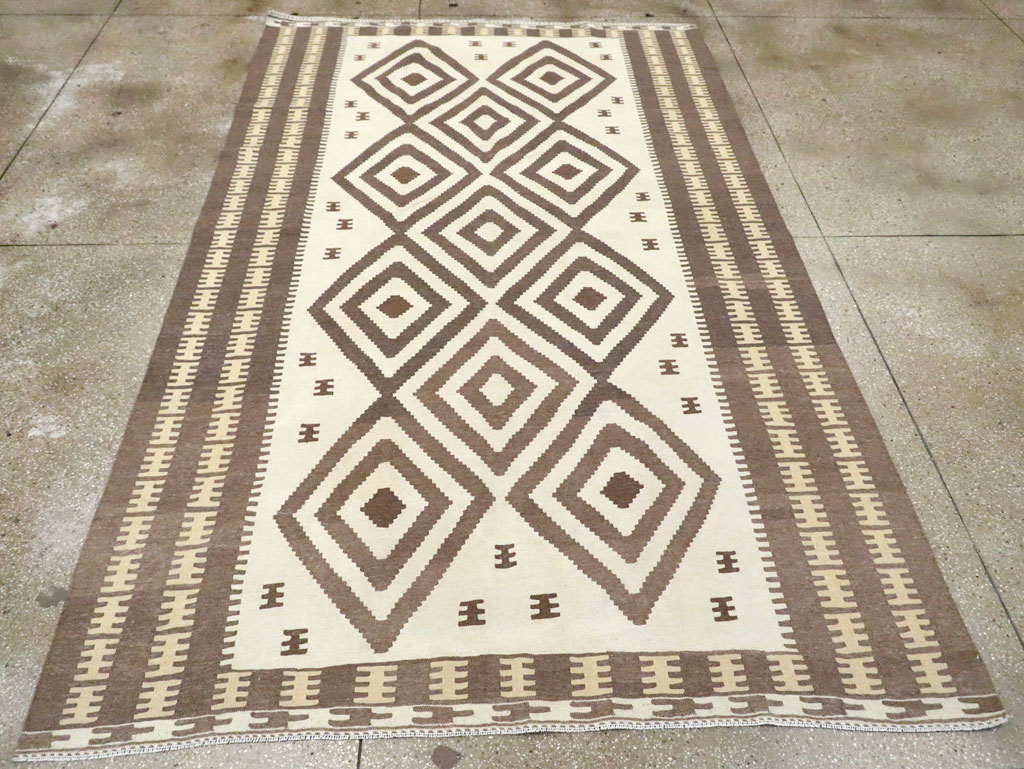 Vintage Persian Flatweave, No.29505 - Gss