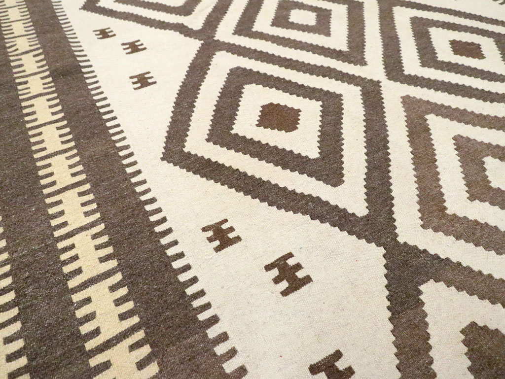 Vintage Persian Flatweave Kilim , No.29505 - Gss
