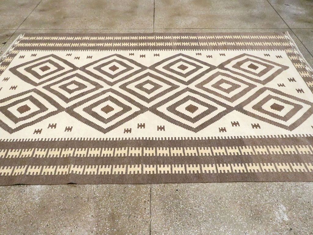 Vintage Persian Flatweave, No.29505 - Gss