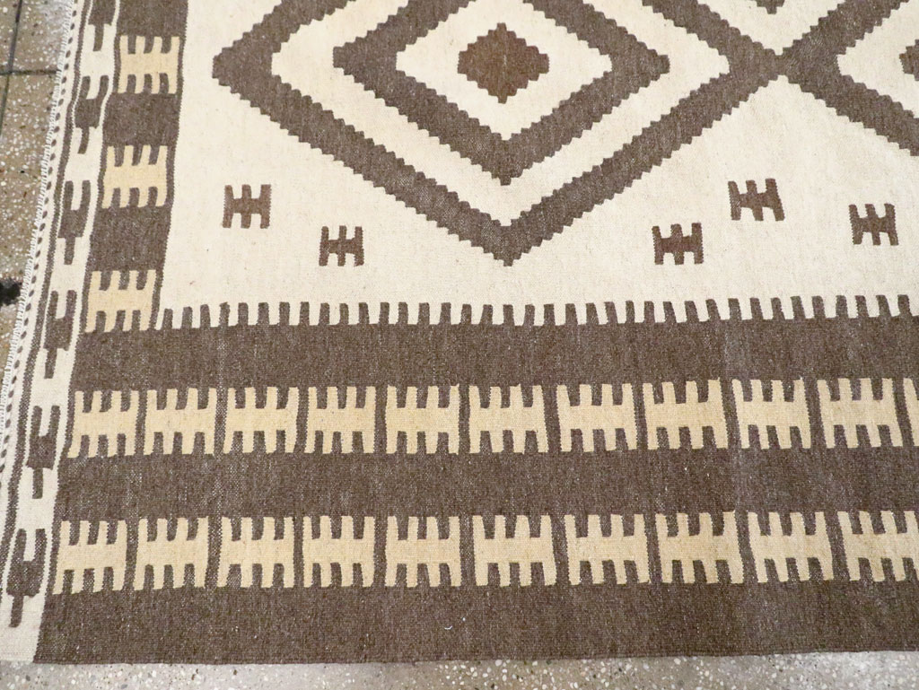 Vintage Persian Flatweave Kilim , No.29505 - Gss