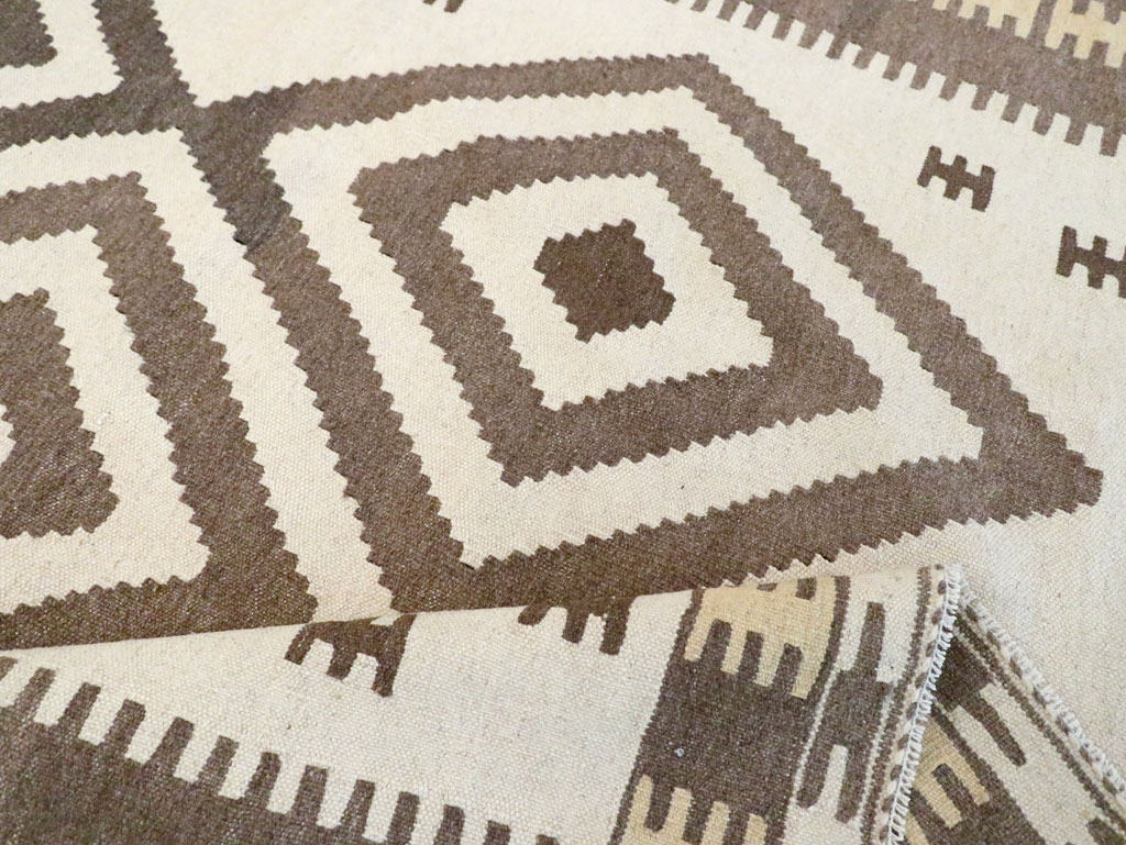 Vintage Persian Flatweave Kilim , No.29505 - Gss