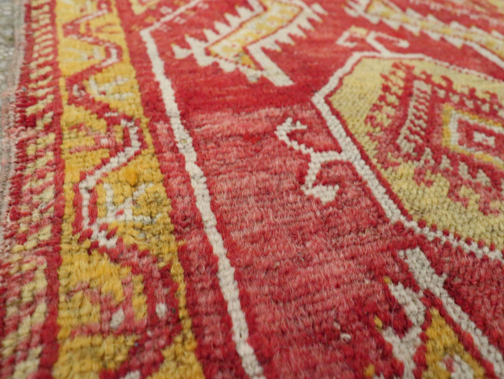 Vintage Turkish Anatolian Throw Rug, No.29512 - Gss