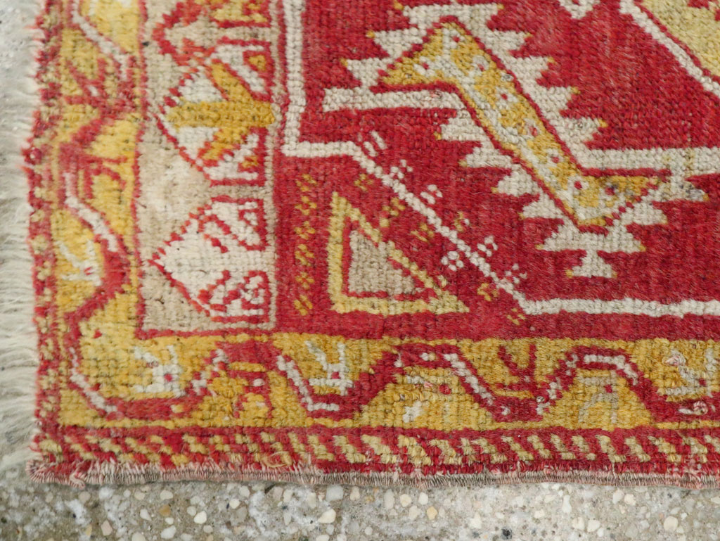 Vintage Turkish Anatolian Throw Rug, No.29512 - Gss