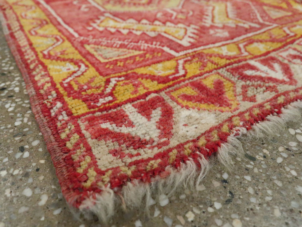 Vintage Turkish Anatolian Throw Rug, No.29512 - Gss