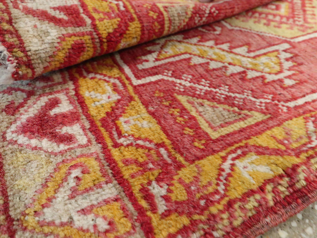 Vintage Turkish Anatolian Throw Rug, No.29512 - Gss