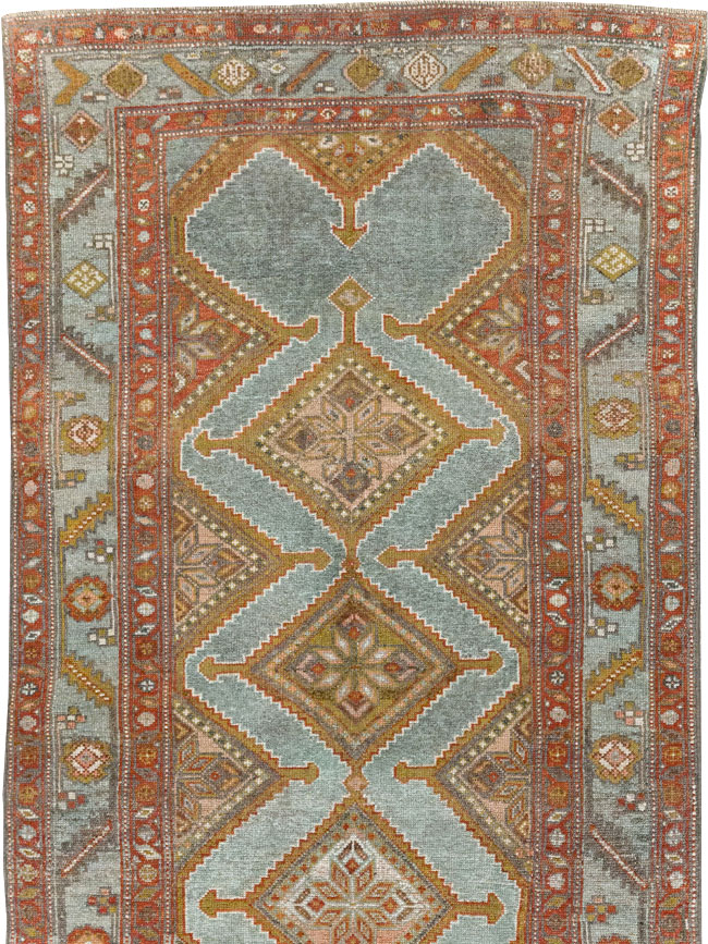 Antique Persian Kurd Runner, No.29513 - Gss