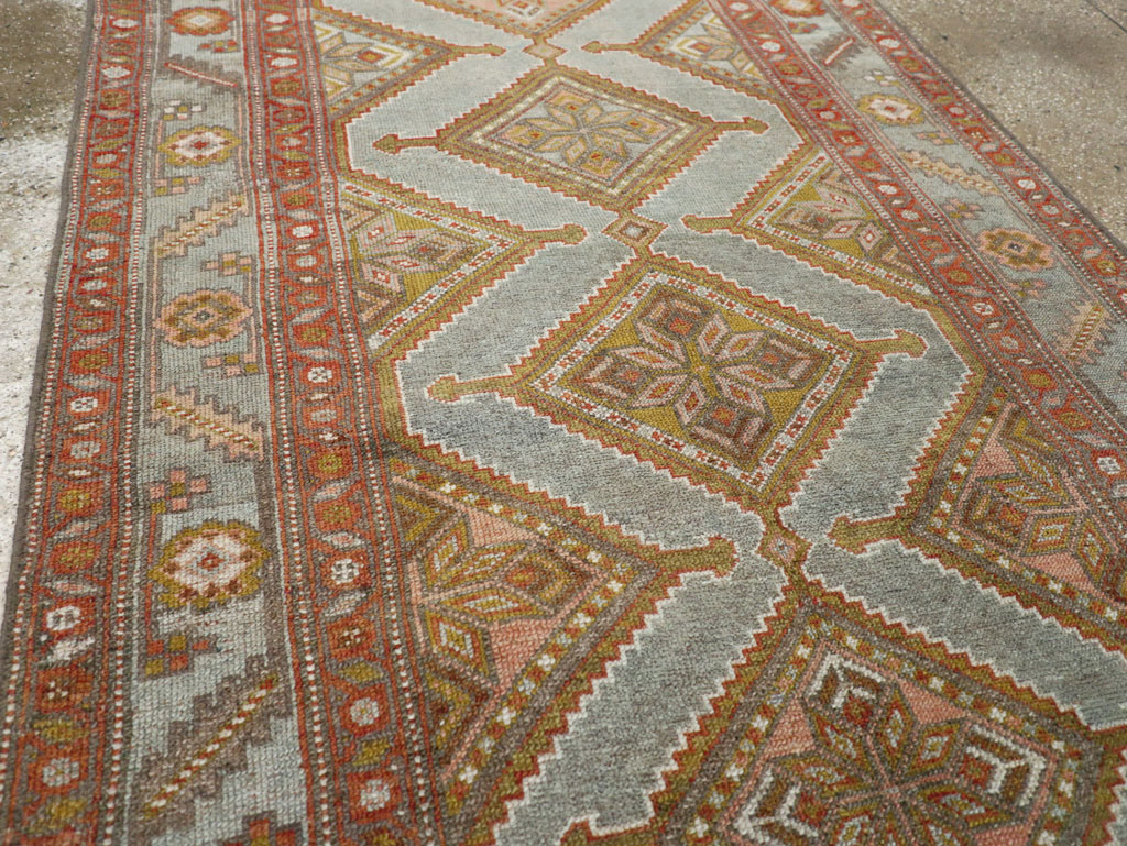 Antique Persian Kurd Runner, No.29513 - Gss