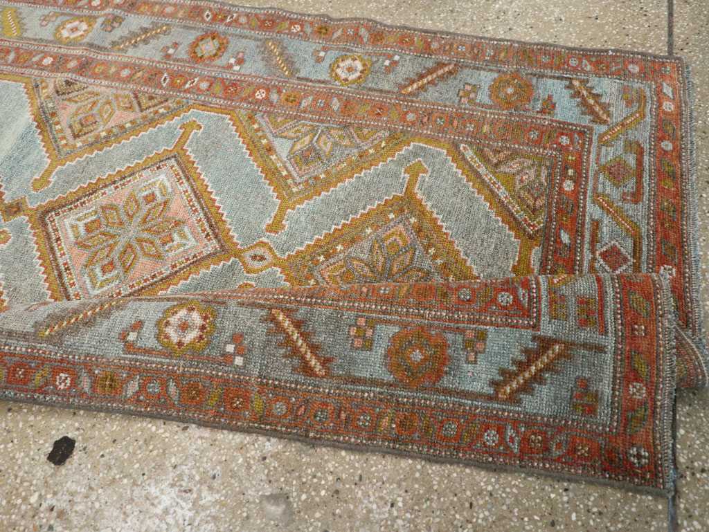 Antique Persian Kurd Runner, No.29513 - Gss