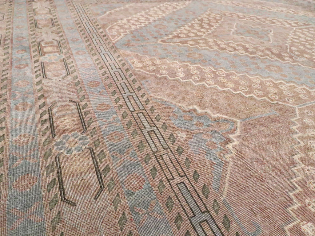 Antique East Turkestan Khotan Room Size Carpet, No.29518 - Gss