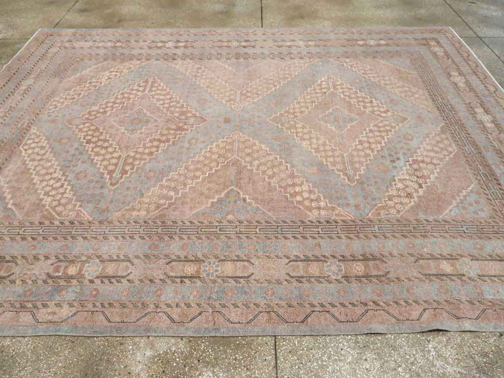 Antique East Turkestan Khotan Room Size Carpet, No.29518 - Gss