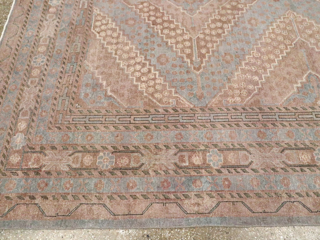 Antique East Turkestan Khotan Room Size Carpet, No.29518 - Gss