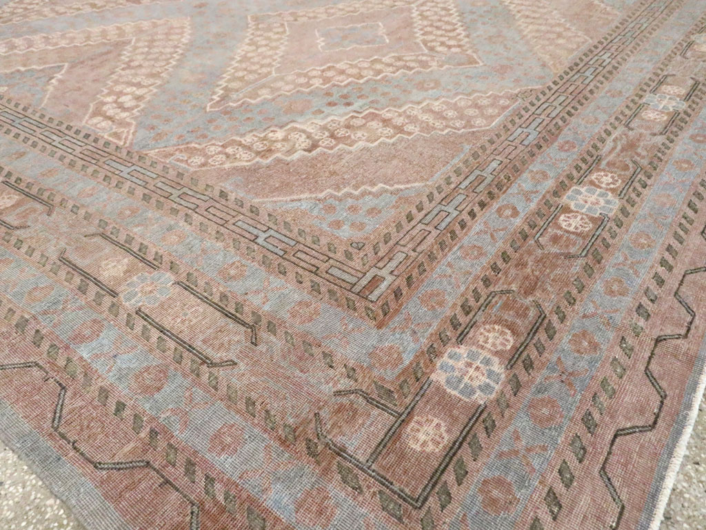 Antique East Turkestan Khotan Room Size Carpet, No.29518 - Gss