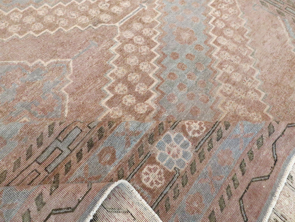 Antique East Turkestan Khotan Room Size Carpet, No.29518 - Gss