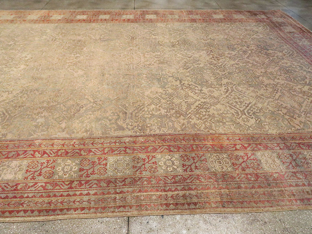 Antique Oversize Oushak Carpet, No.29520 - Gss