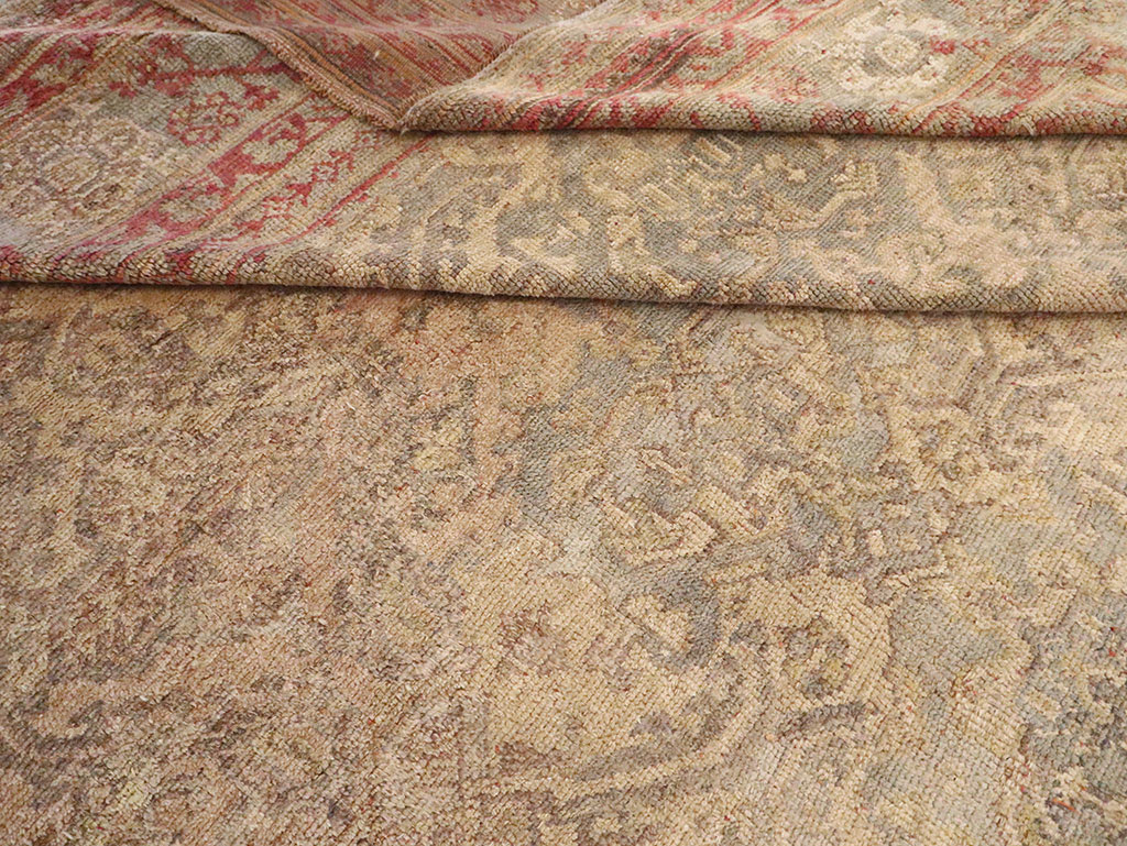 Antique Oversize Oushak Carpet, No.29520 - Gss