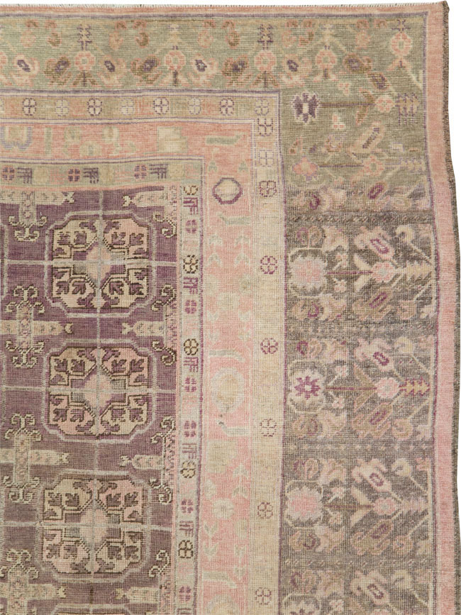 Antique Khotan Square Carpet, No.29521 - Gss