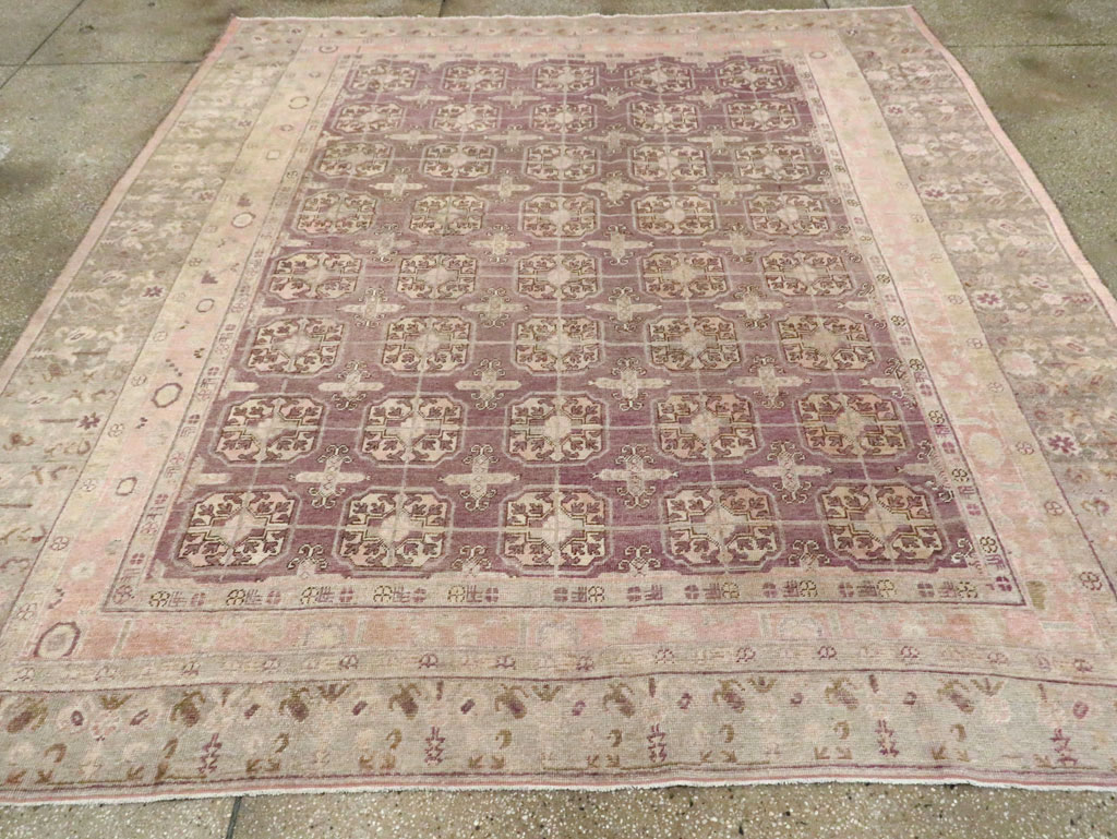 Antique Khotan Square Carpet, No.29521 - Gss