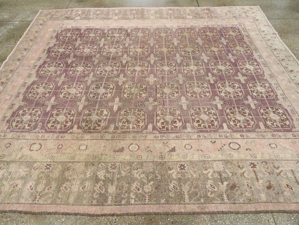 Antique Khotan Square Carpet, No.29521 - Gss