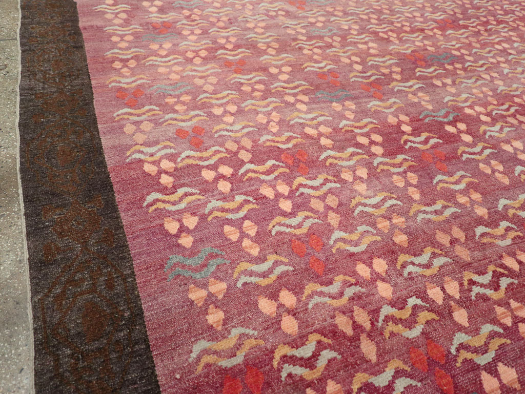 Vintage Turkish Cintamani Design Room Size Carpet, No.29529 - Gss