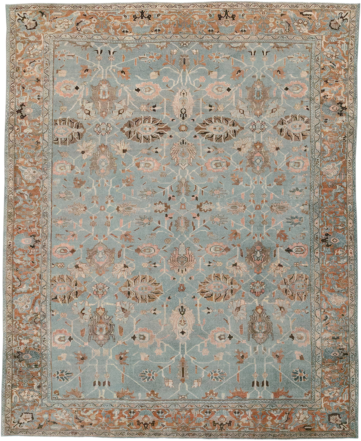 Antique Persian Malayer Room Size Carpet, No.29535 - Gss