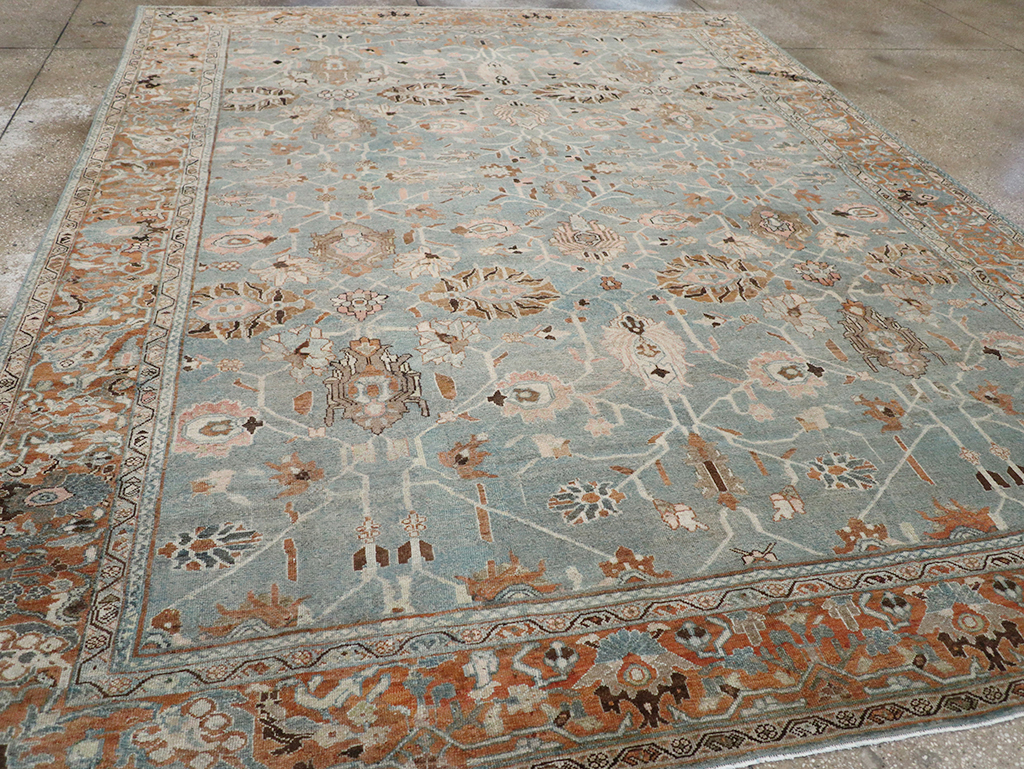 Antique Persian Malayer Room Size Carpet, No.29535 - Gss