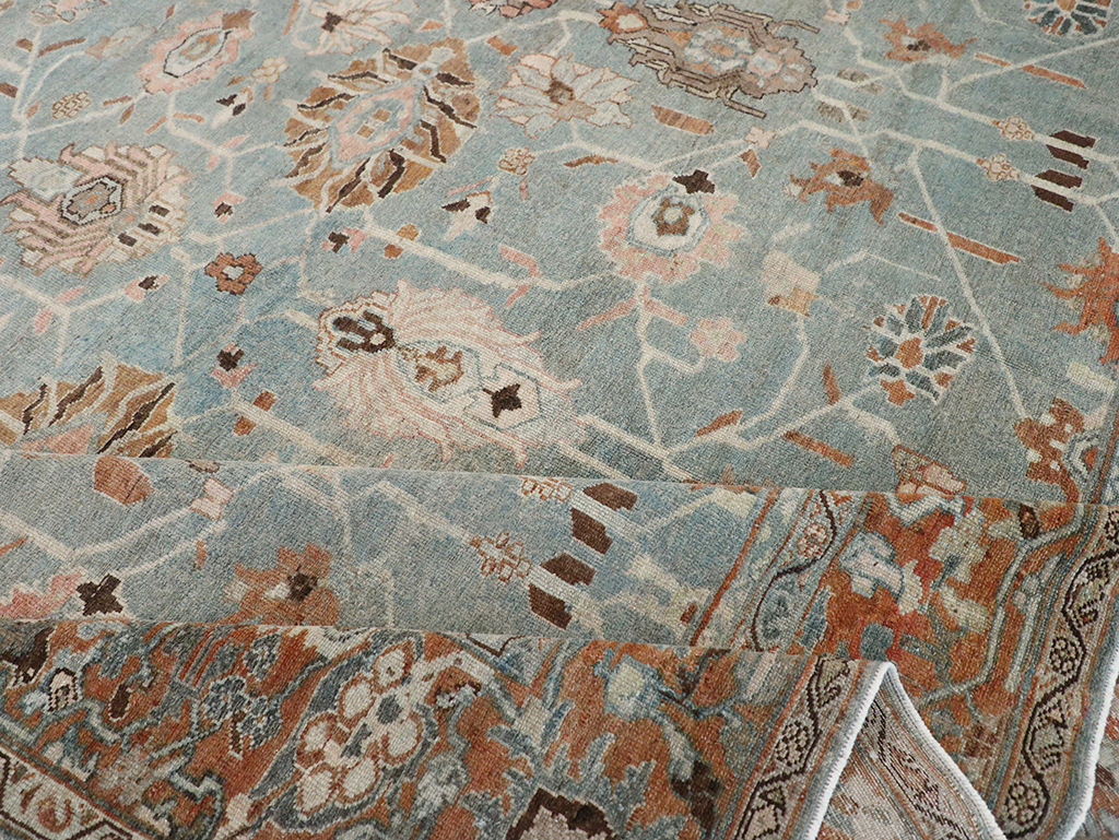 Antique Persian Malayer Room Size Carpet, No.29535 - Gss