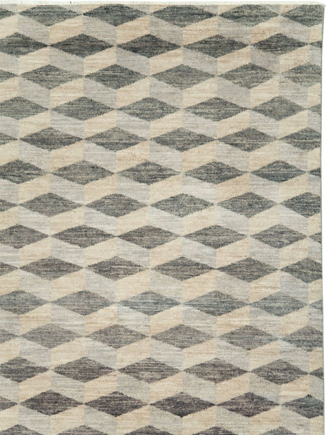 Contemporary Turkish Anatolian Room Size Carpet, No.29541 - Gss