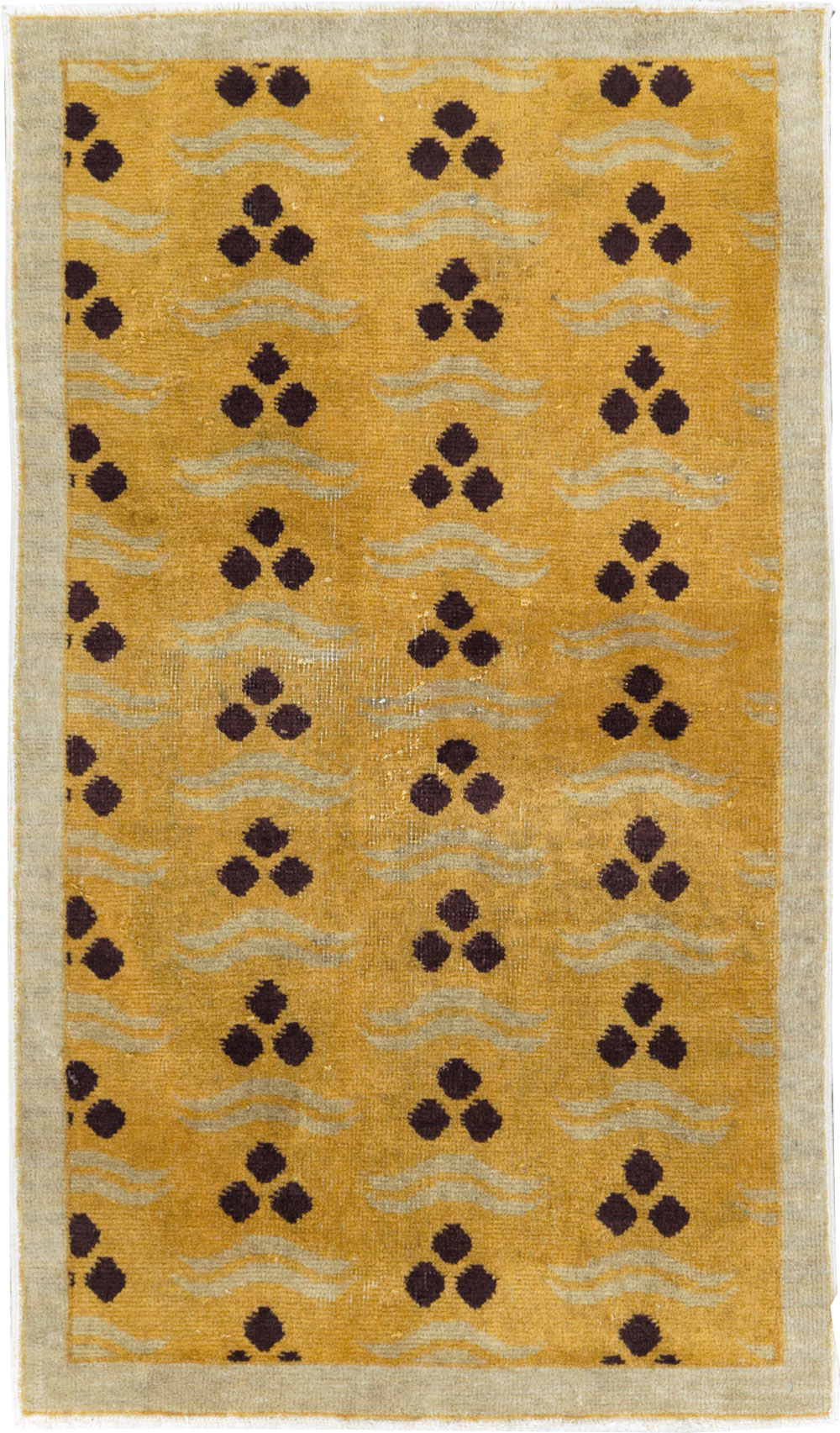 Vintage Anatolian Deco Rug, No.29543 - Gss
