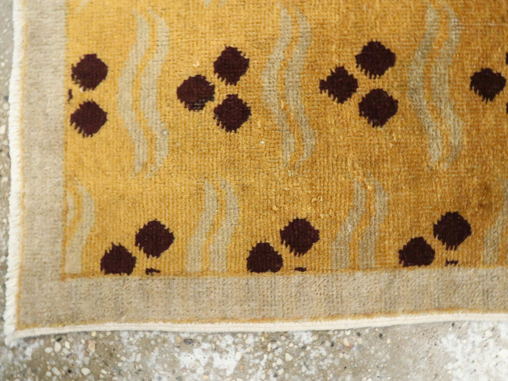 Vintage Anatolian Deco Rug, No.29543 - Gss