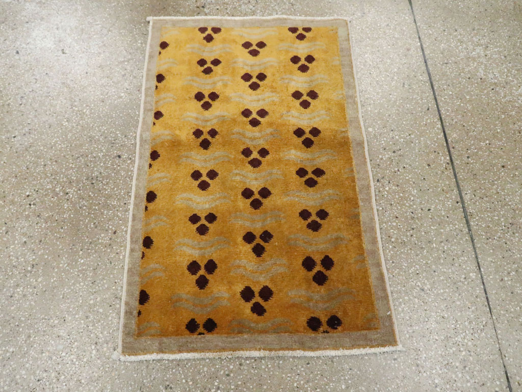 Vintage Turkish Anatolian Deco Rug, No.29544 - Gss