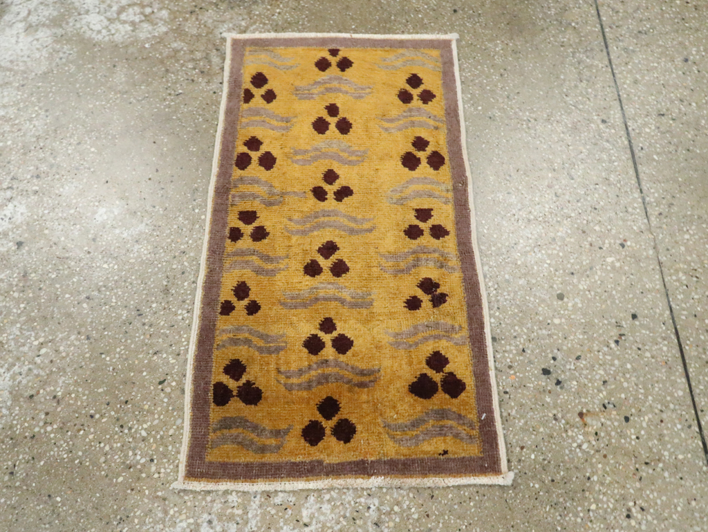Vintage Turkish Art Deco Rug, No.29548 - Gss