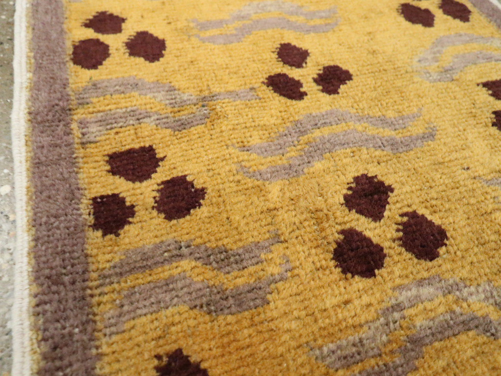 Vintage Turkish Art Deco Rug, No.29548 - Gss