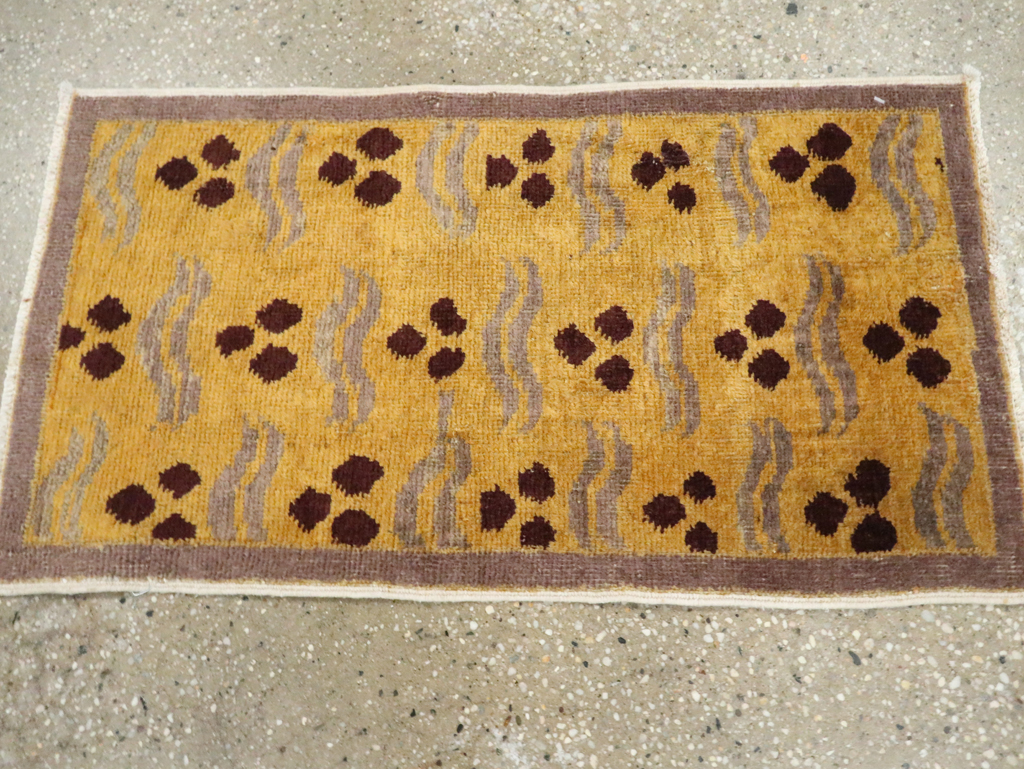 Vintage Turkish Art Deco Rug, No.29548 - Gss
