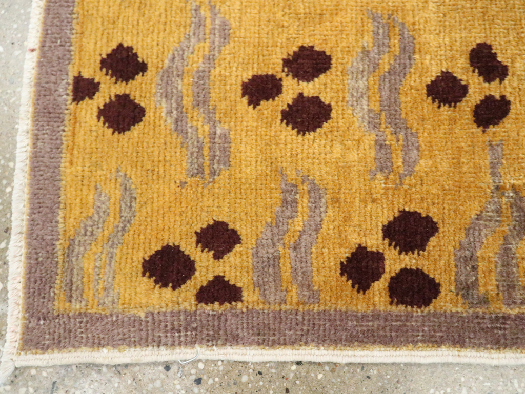 Vintage Turkish Art Deco Rug, No.29548 - Gss