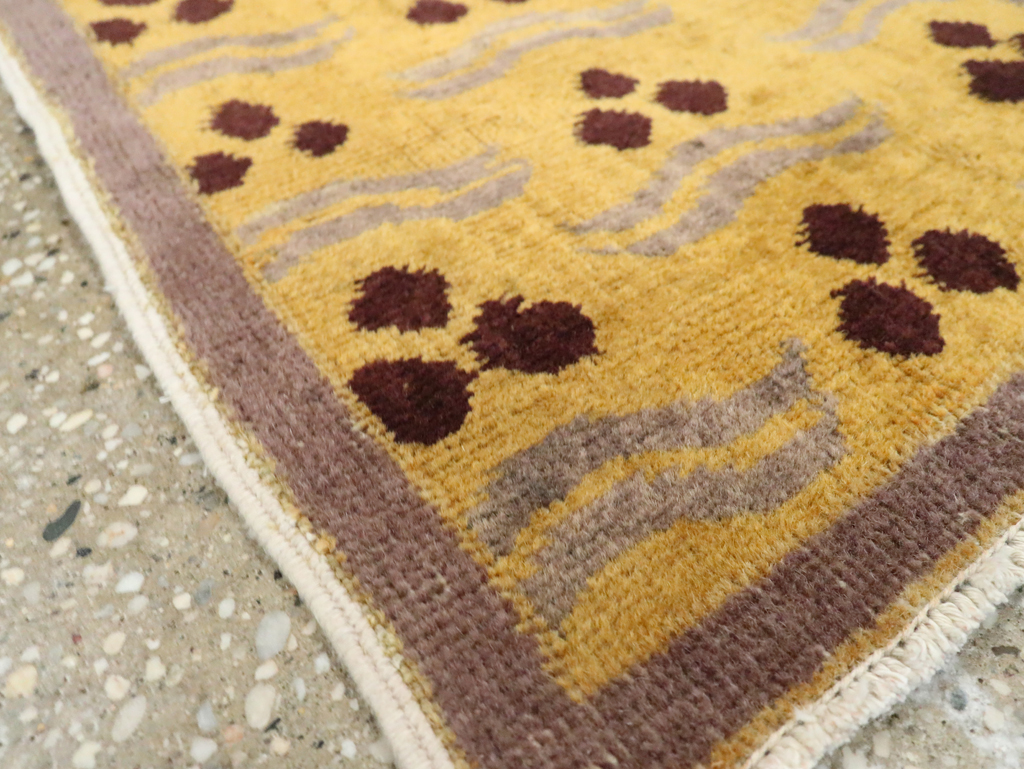 Vintage Turkish Art Deco Rug, No.29548 - Gss