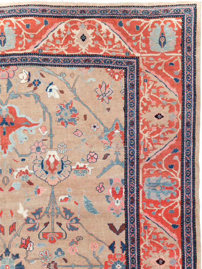 Contemporary Persian Mahal Large Room Size Carpet, No.29561 - Gss