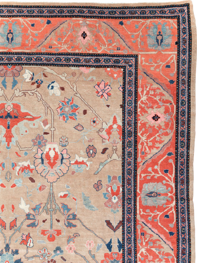Contemporary Persian Mahal Large Room Size Carpet, No.29561 - Gss