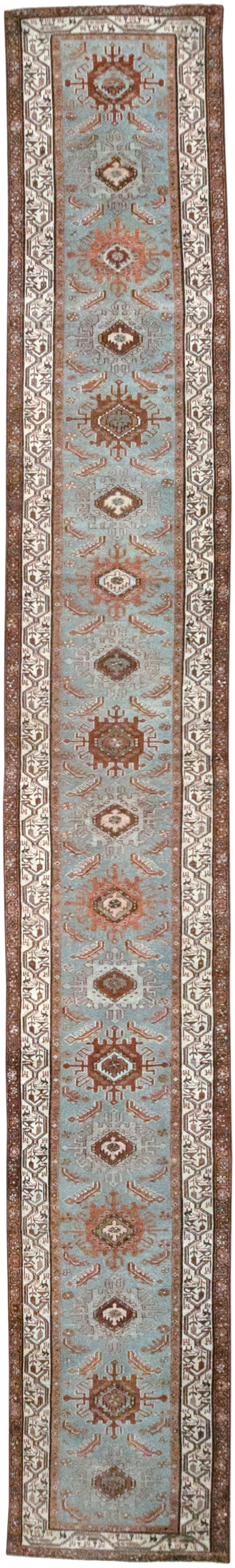 Antique Persian Malayer Long Runner, No.29563 - Gss