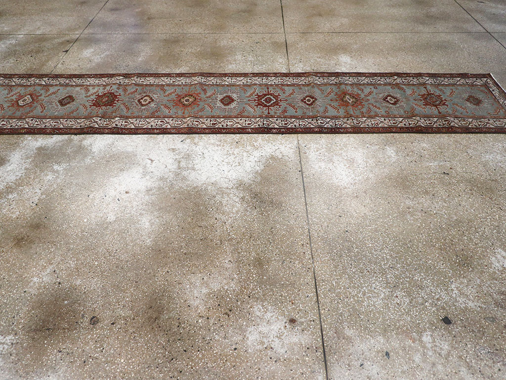 Antique Persian Malayer Long Runner, No.29563 - Gss