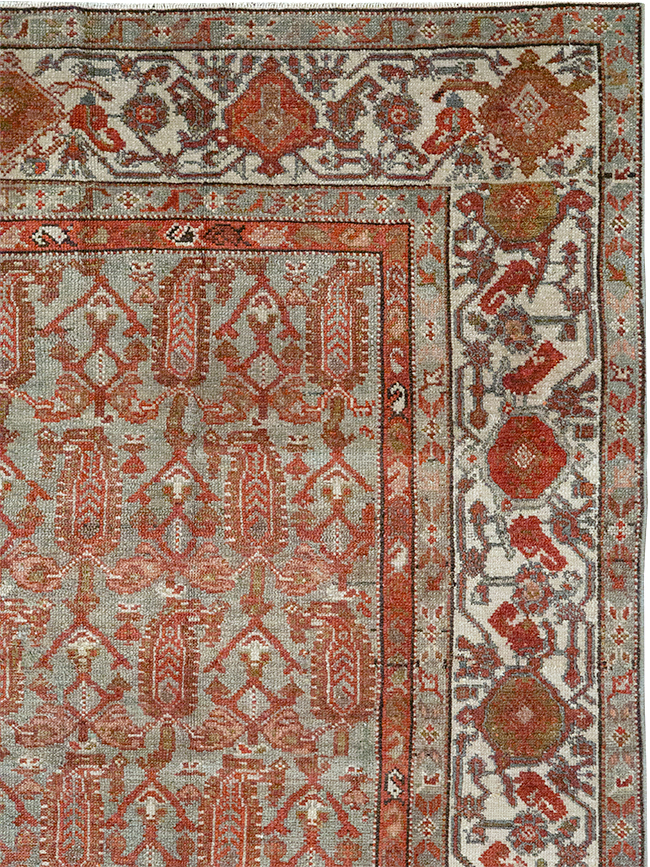 Antique Persian Malayer Gallery Rug, No.29566 - Gss
