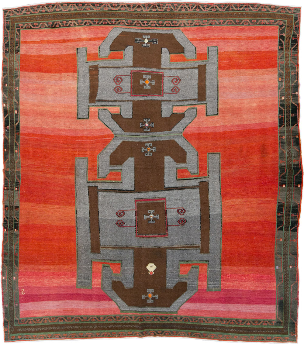 Vintage Anatolian Square Carpet, No.29577 - Gss